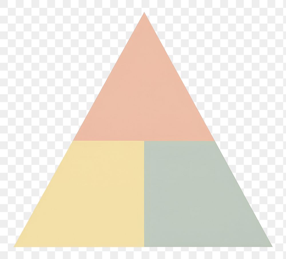 PNG Geometric triangle rectangle pattern pyramid.