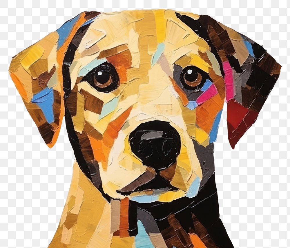 PNG Dog art painting animal.
