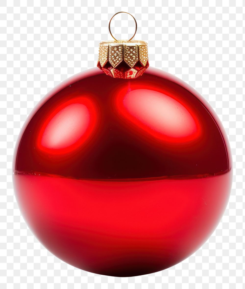 PNG  Bauble for christmas tree ornament white background illuminated.