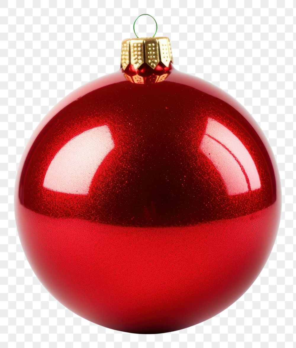 PNG  Bauble for christmas tree ornament sphere white background.