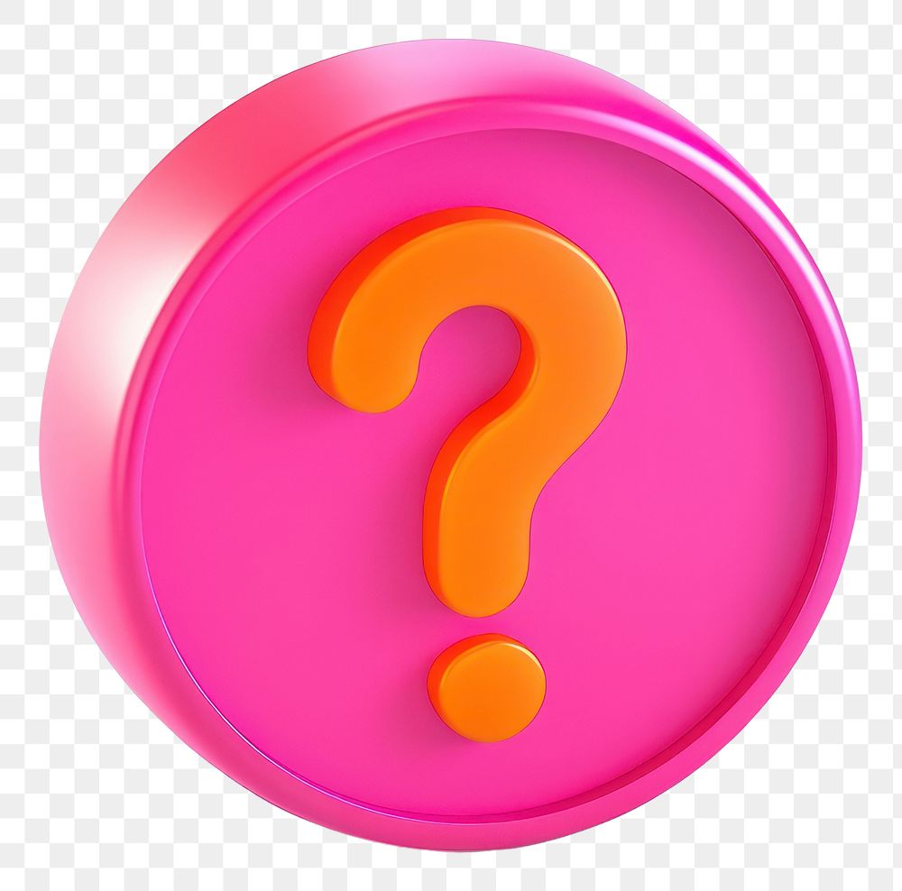 PNG Question symbol number text white background.