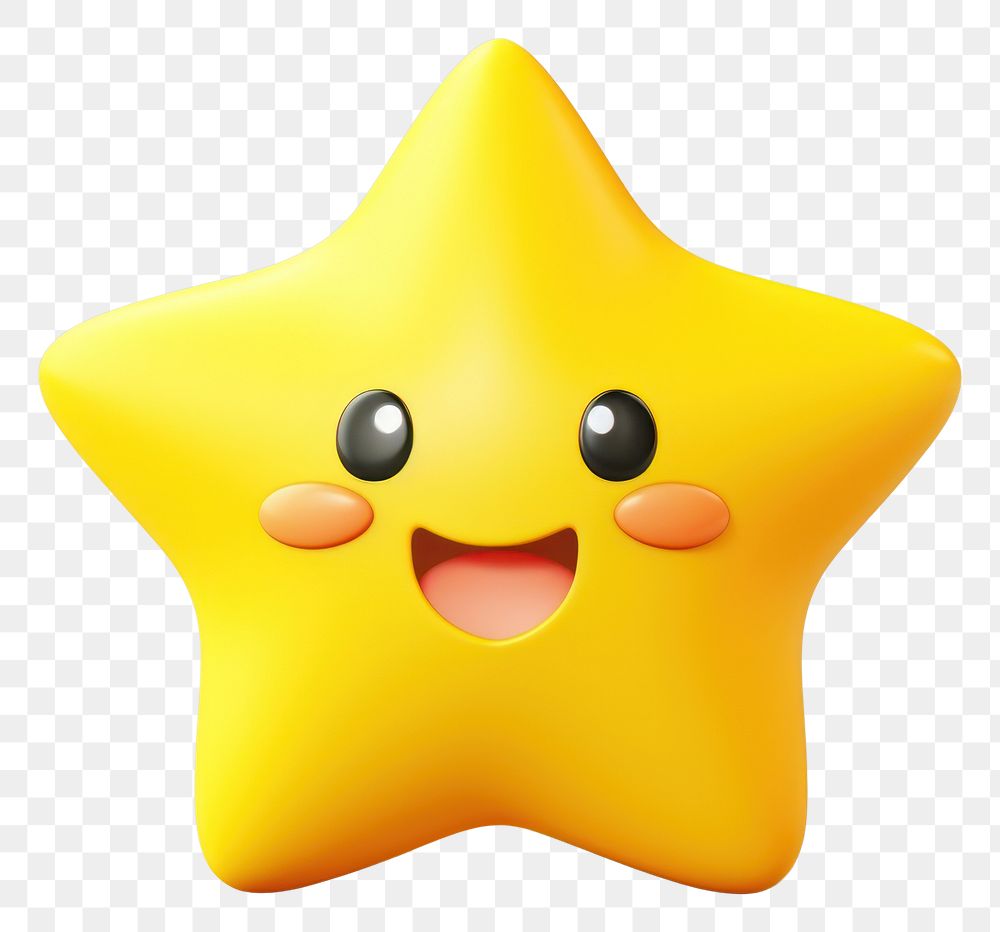 PNG Star emoiji anthropomorphic representation emoticon.
