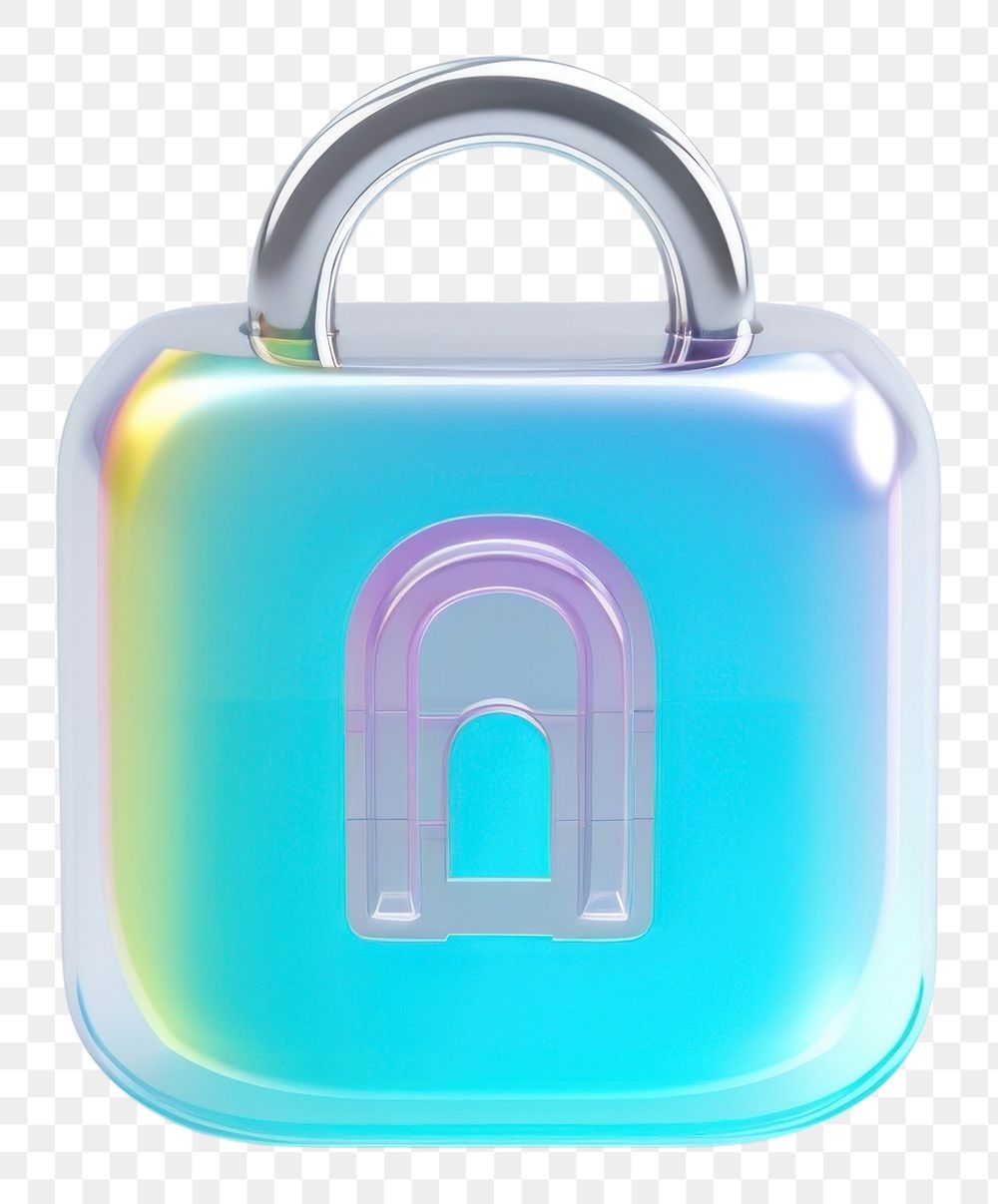 PNG Icon lock white background technology protection.