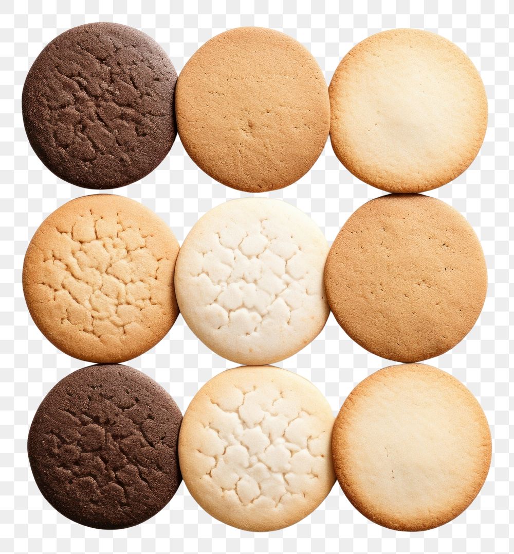 PNG Cookies arrangement biscuit food.