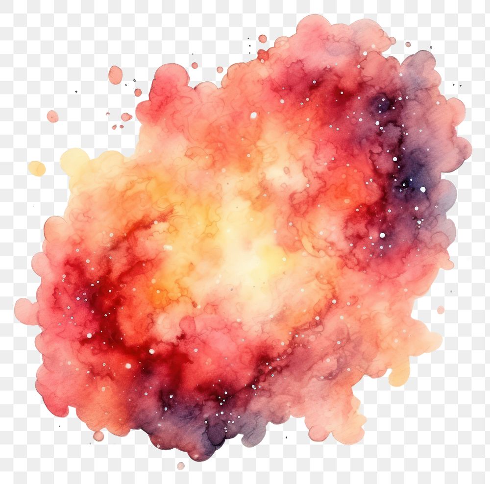 PNG Fire in Watercolor style backgrounds painting white background.