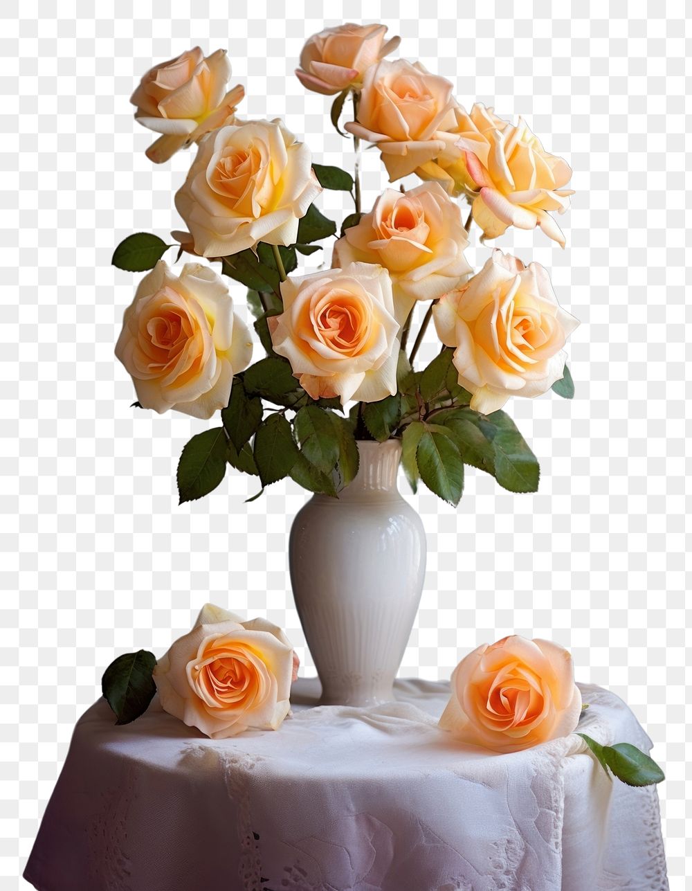 PNG Beautiful blooming roses flower plant white.