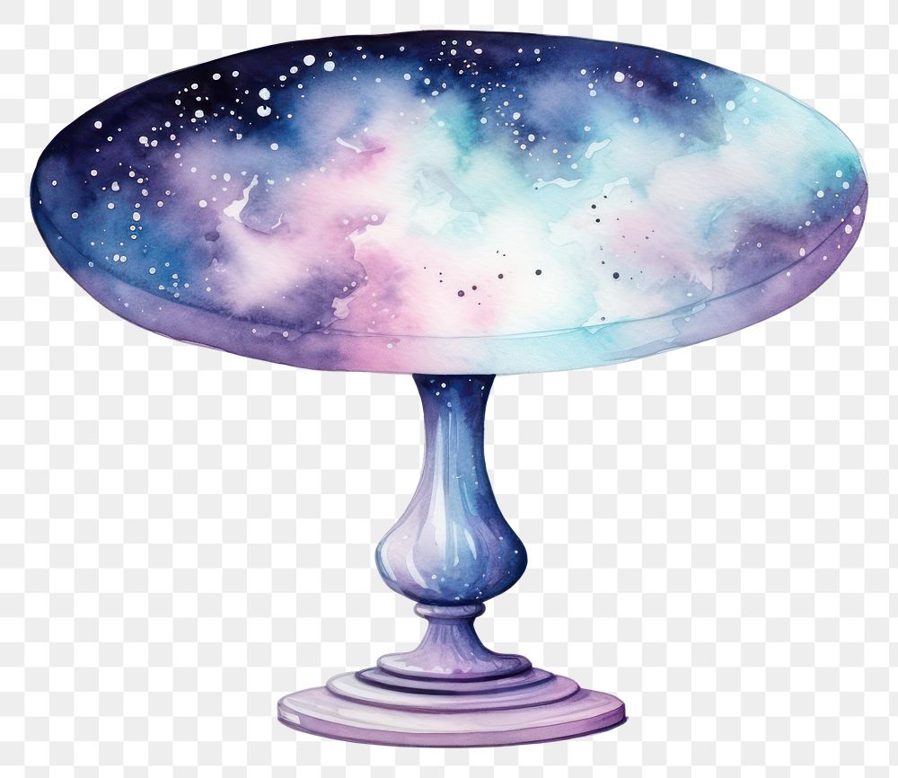PNG  Galaxy element of table in Watercolor furniture galaxy star.