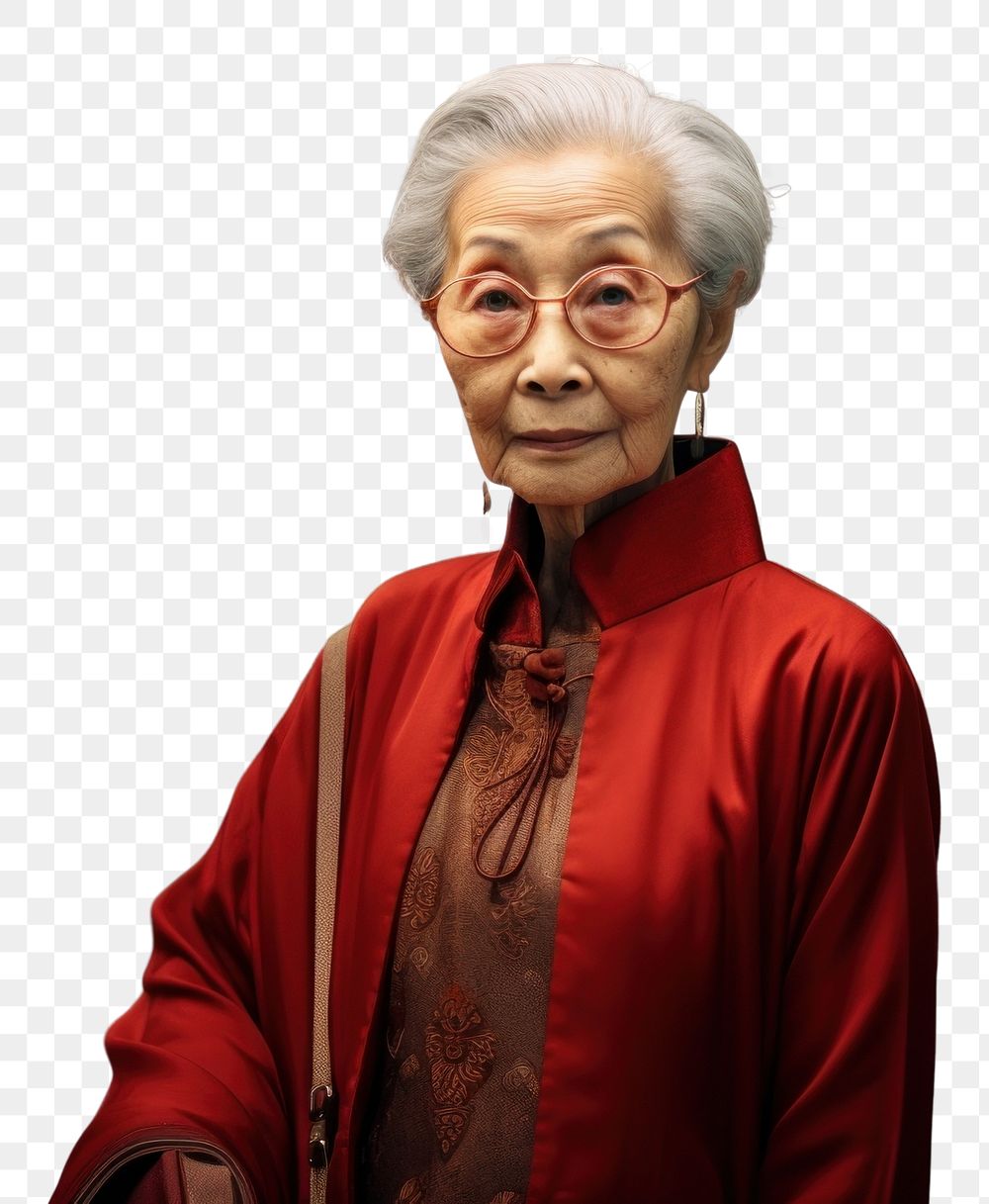 PNG Korean old female adult architecture celebration. AI generated Image by rawpixel.