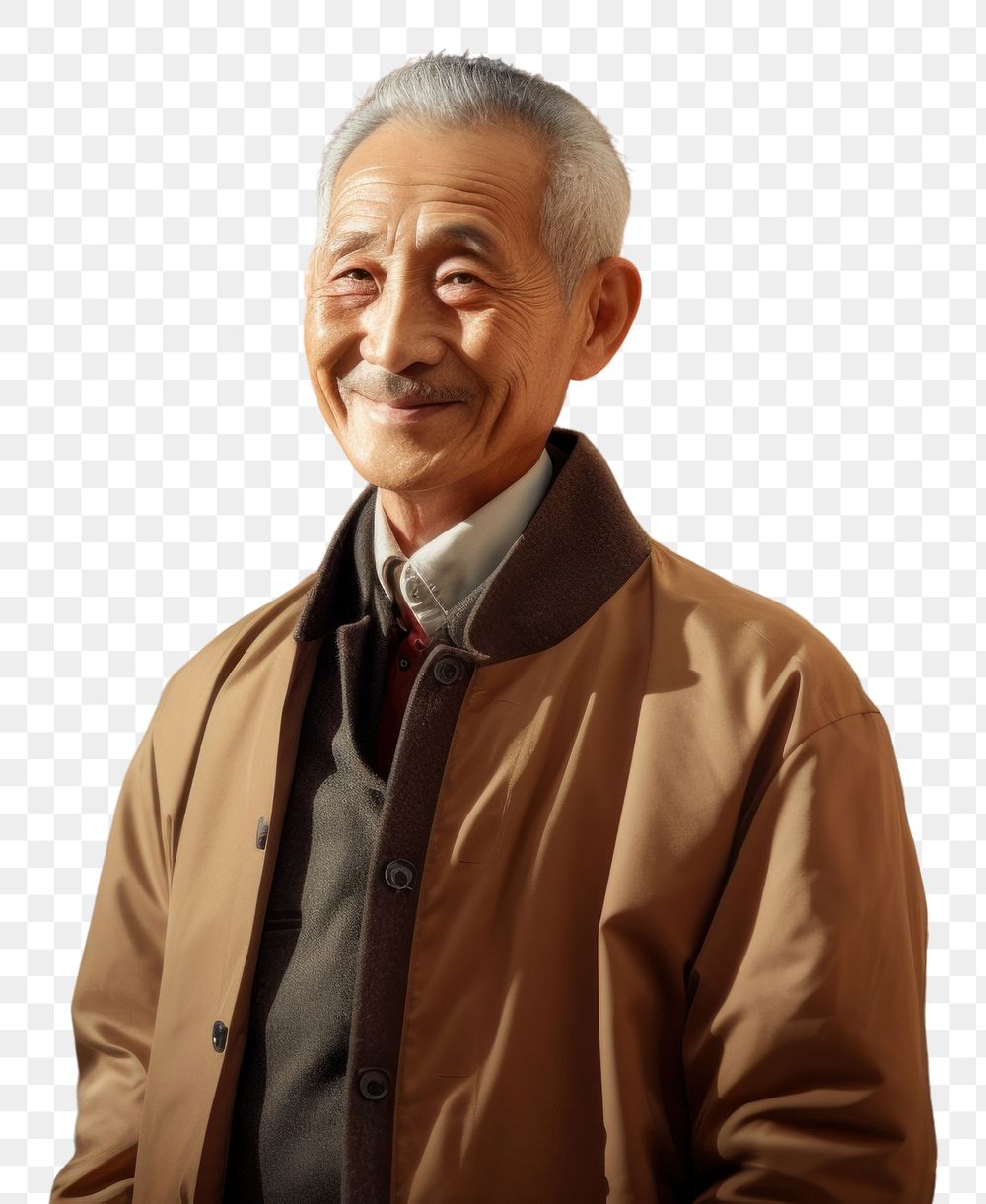 PNG Korean old male shopping portrait adult. AI generated Image by rawpixel.