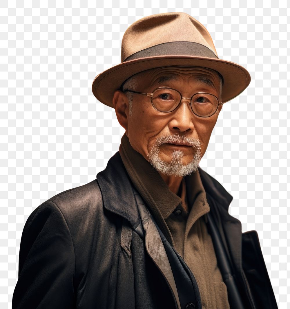 PNG Korean old male portrait adult photo. AI generated Image by rawpixel.