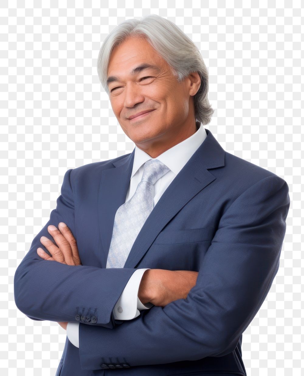 PNG Mature handsome East Asian entrepreneur portrait adult smile. AI generated Image by rawpixel.