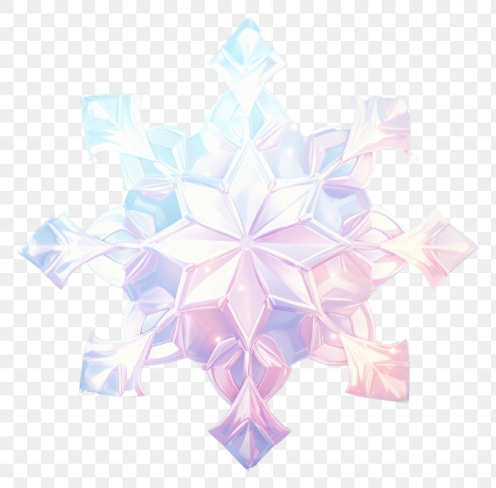 PNG Snowflake with snow art illuminated celebration.