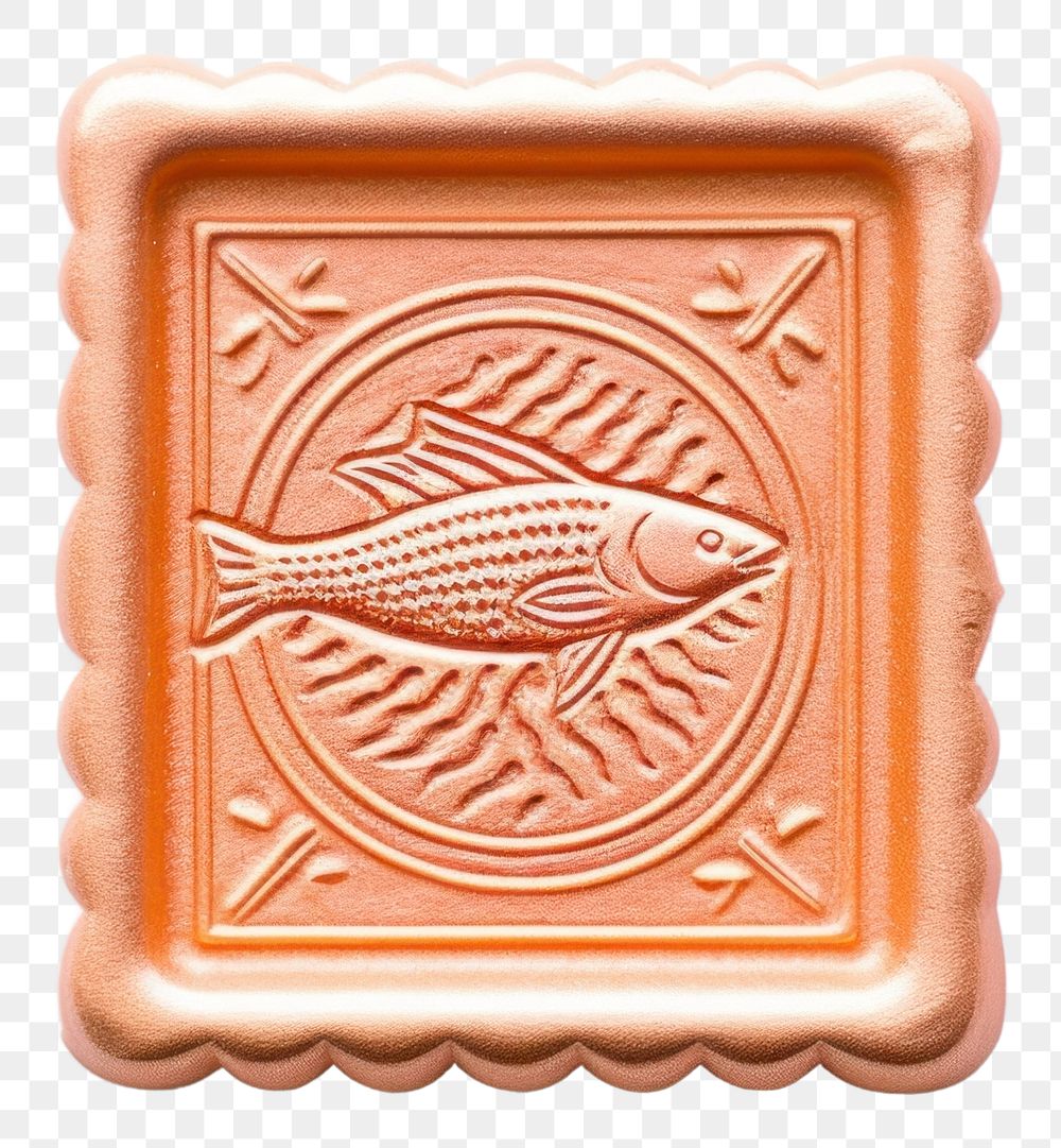 PNG  Salmon on the water food white background confectionery. AI generated Image by rawpixel.