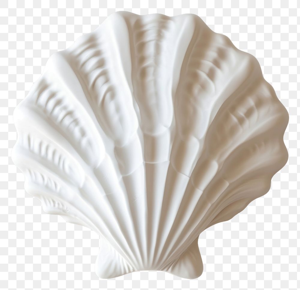 PNG Bas-relief shell sculpture texture white invertebrate seashell.