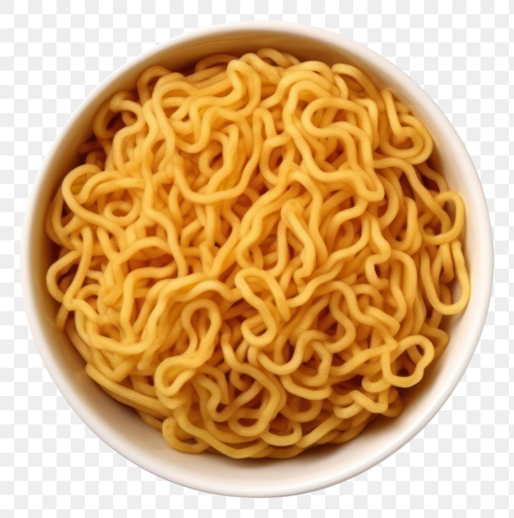 PNG Instant noodles bowl food dish.