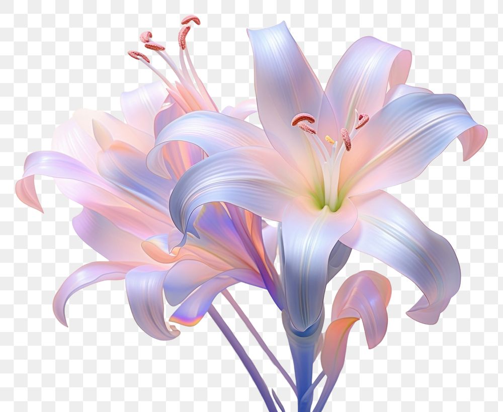 PNG  Lily flower blossom plant inflorescence.