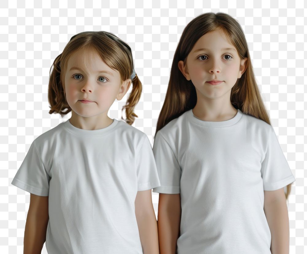PNG T-shirt portrait child white.