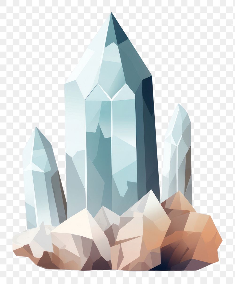 PNG A quartz crystal rock white background architecture creativity.