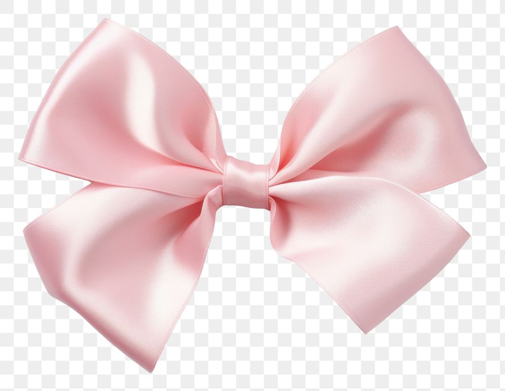 PNG Pink bow white background celebration accessories