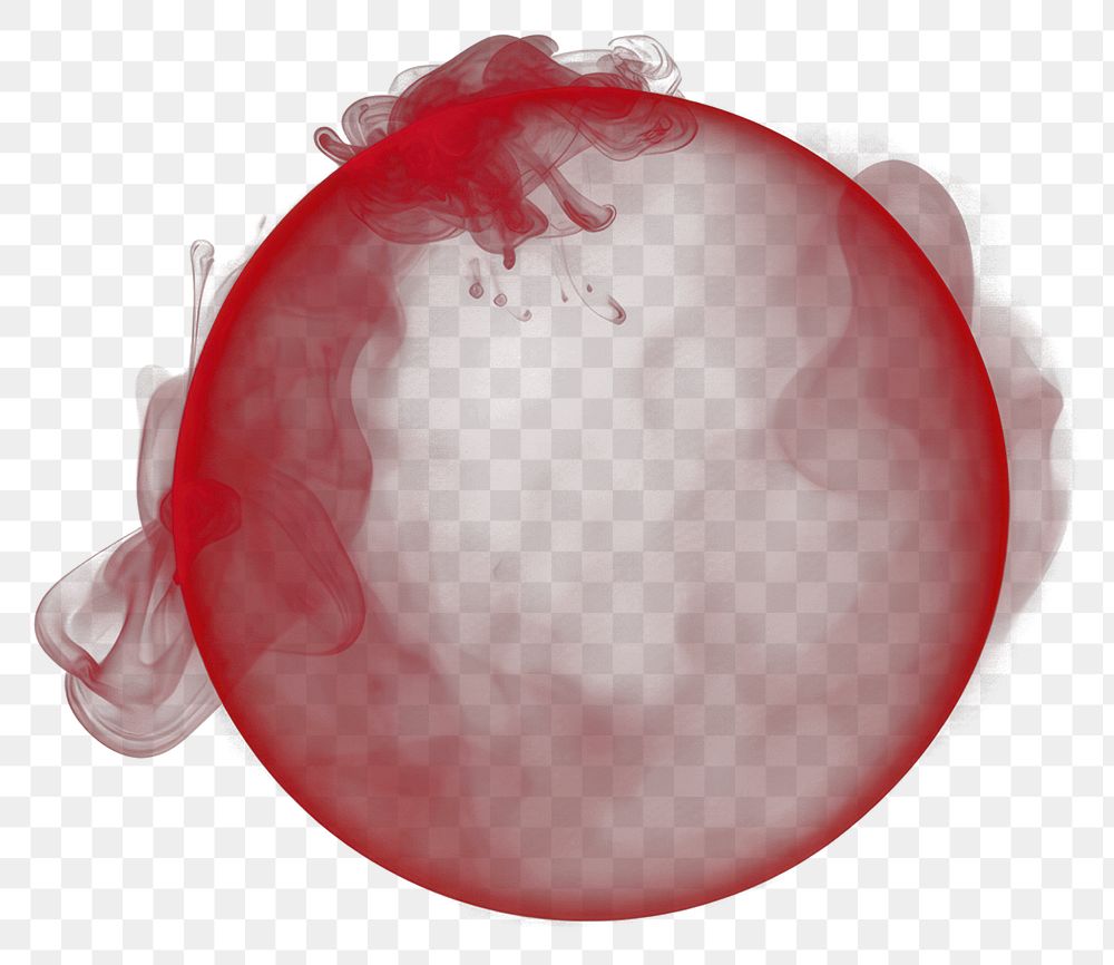 PNG  Red circle fog effect space night black background. AI generated Image by rawpixel.