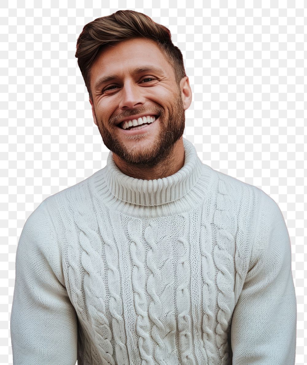 PNG Portrait clothing sweater apparel.
