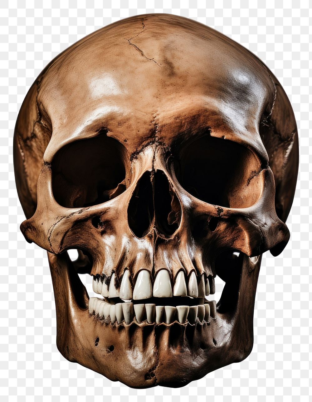 PNG Skull white background anthropology halloween.