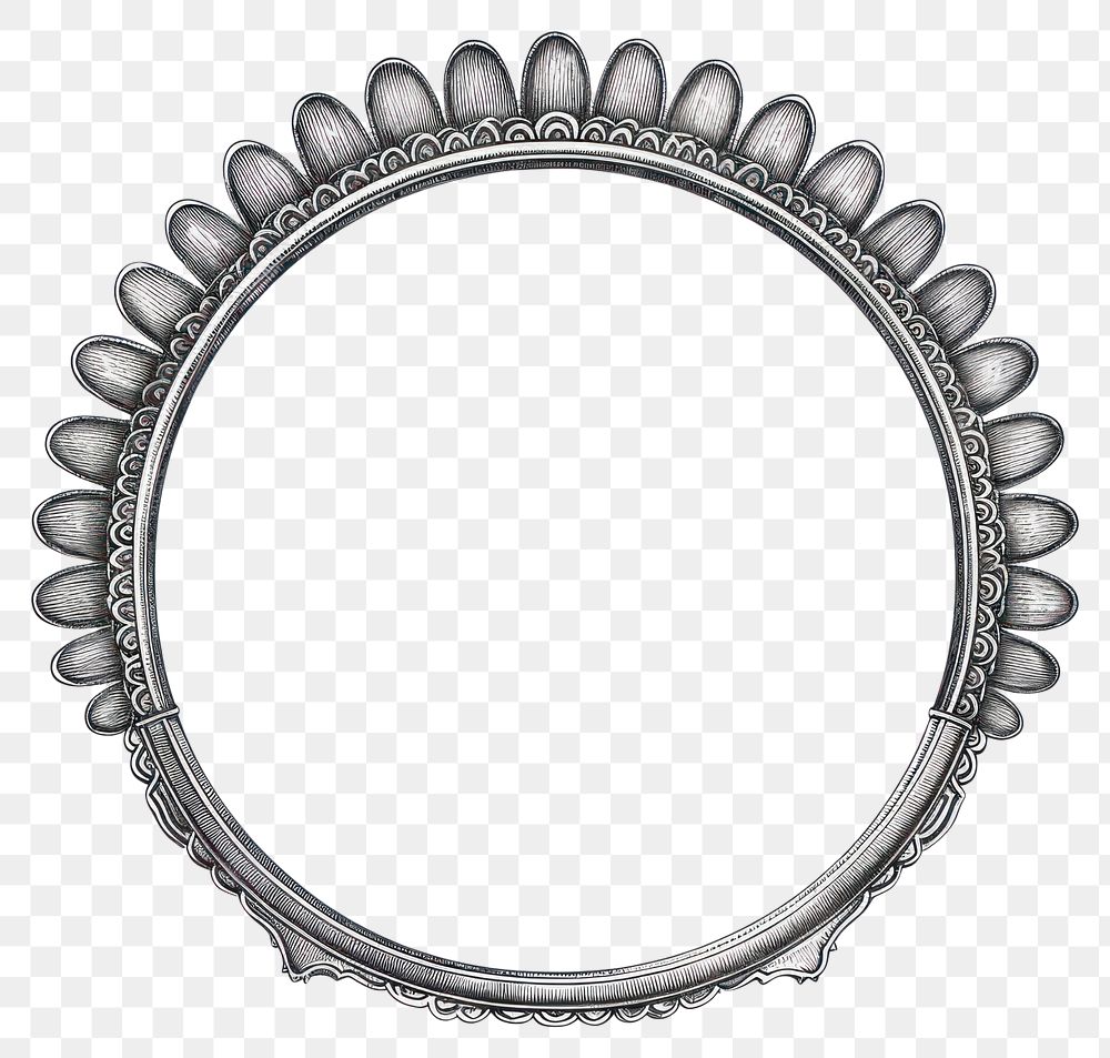 PNG Circle frame with art deco style jewelry white background architecture.