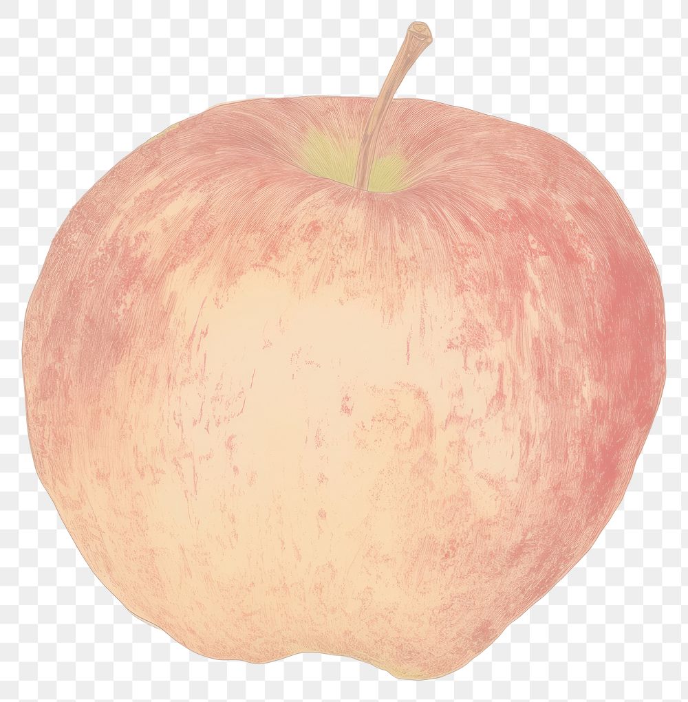 PNG Illustration of red apple plant food freshness.