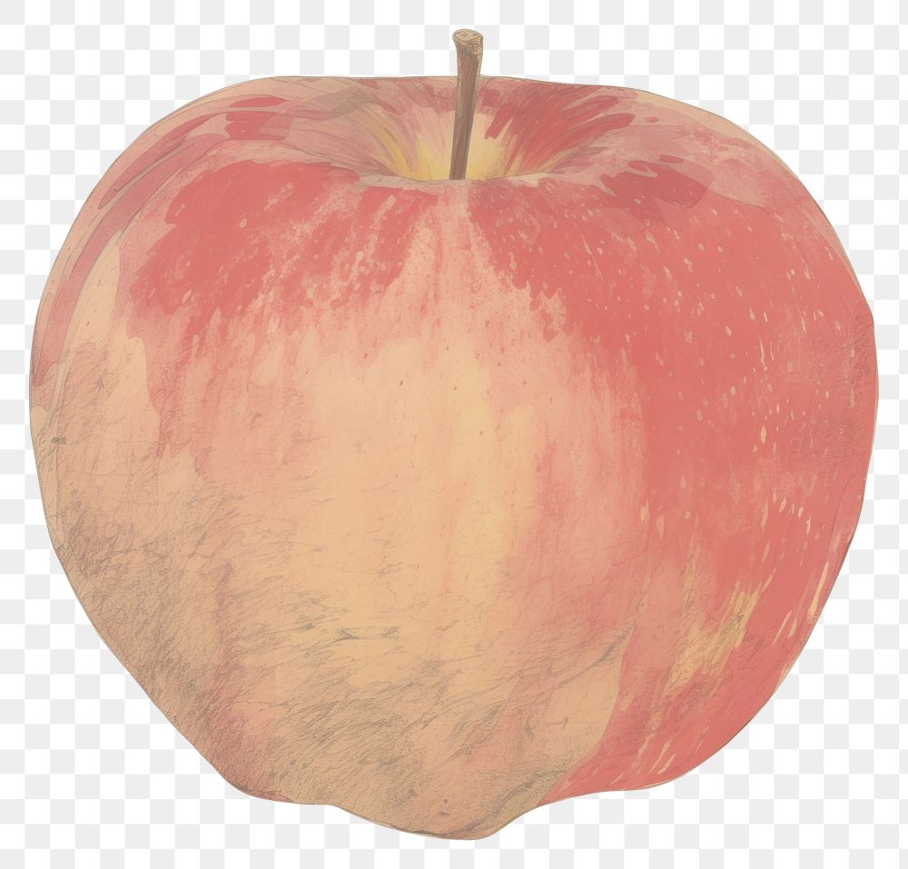 PNG Illustration of red apple fruit plant food.