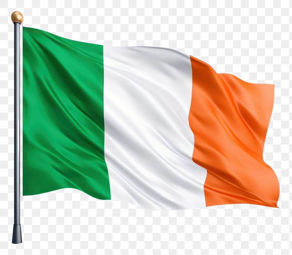 PNG National Flag of Ireland on a white background flag patriotism tourism.