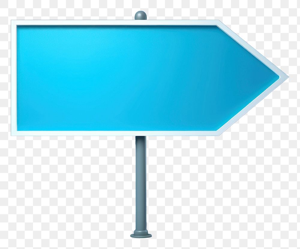 PNG  Traffic sign arrow symbol blue. AI generated Image by rawpixel.