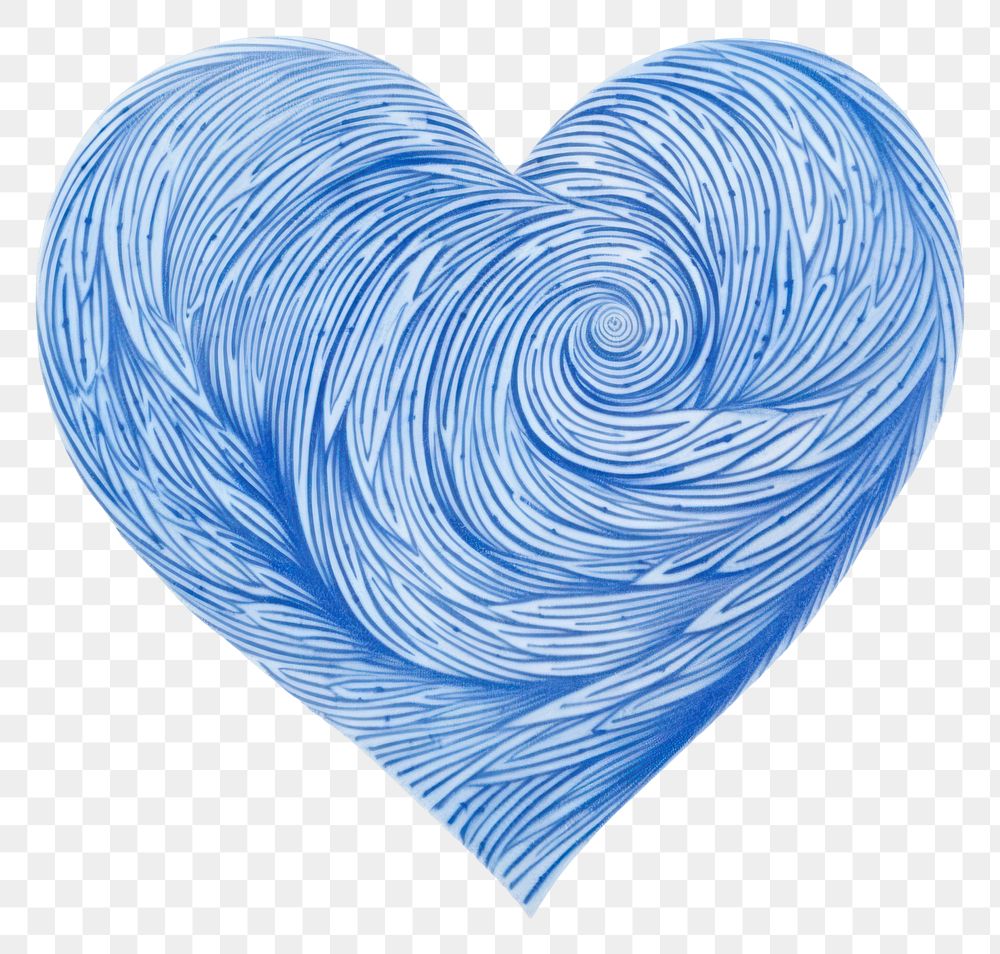 PNG  Drawing heart sketch blue backgrounds.