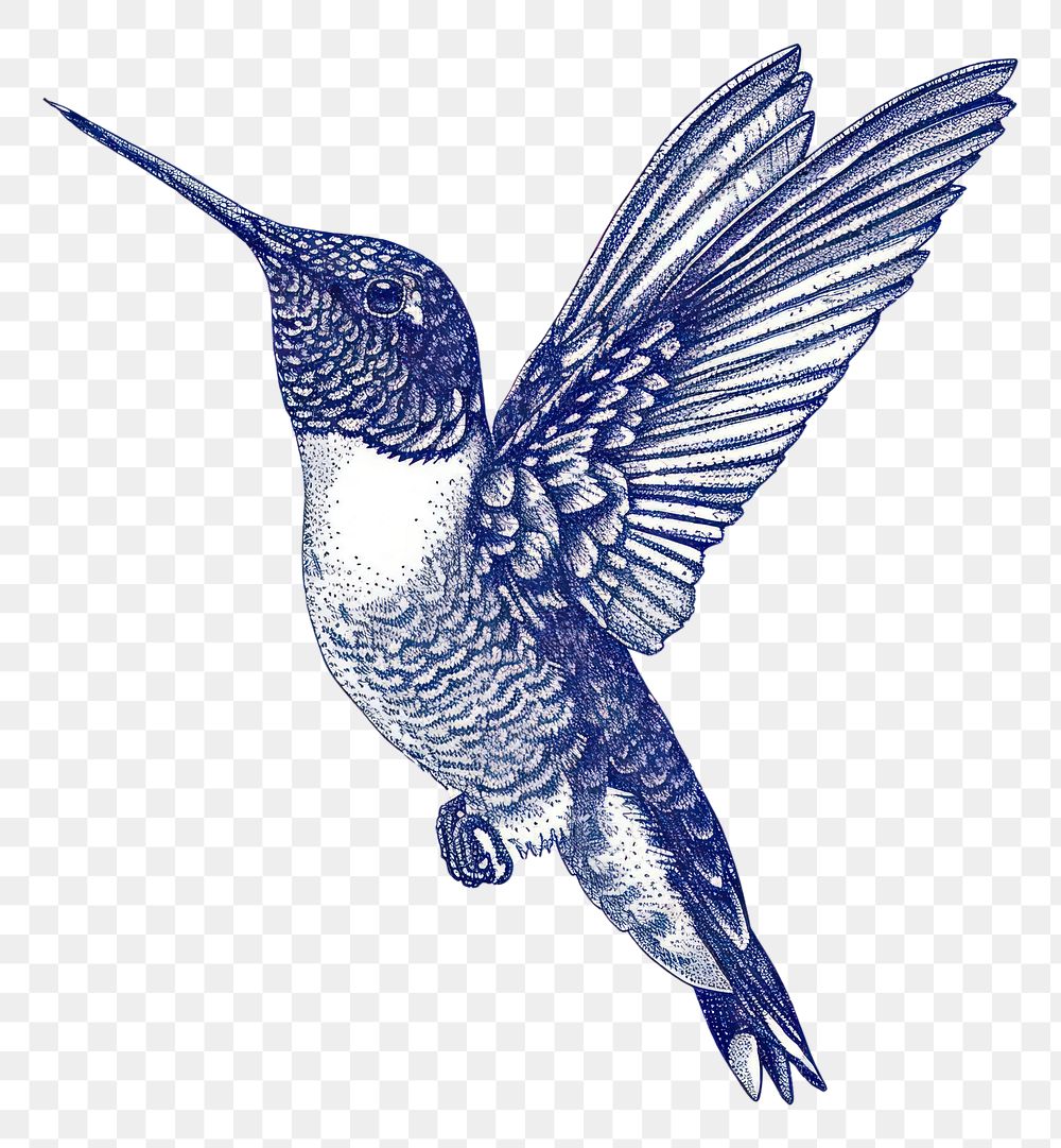 PNG  Drawing humming bird hummingbird animal sketch