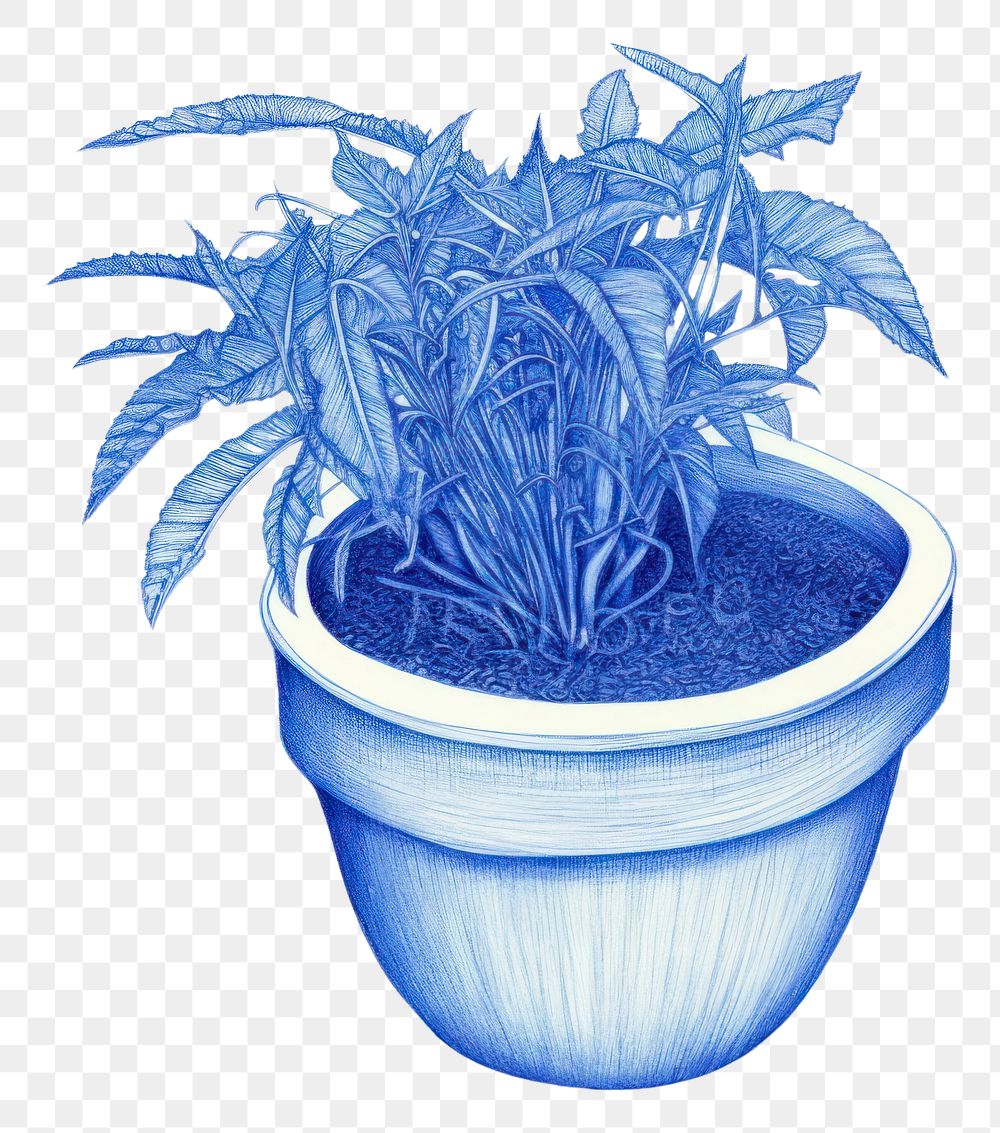 PNG  Drawing plant in plant pot sketch herbs leaf.