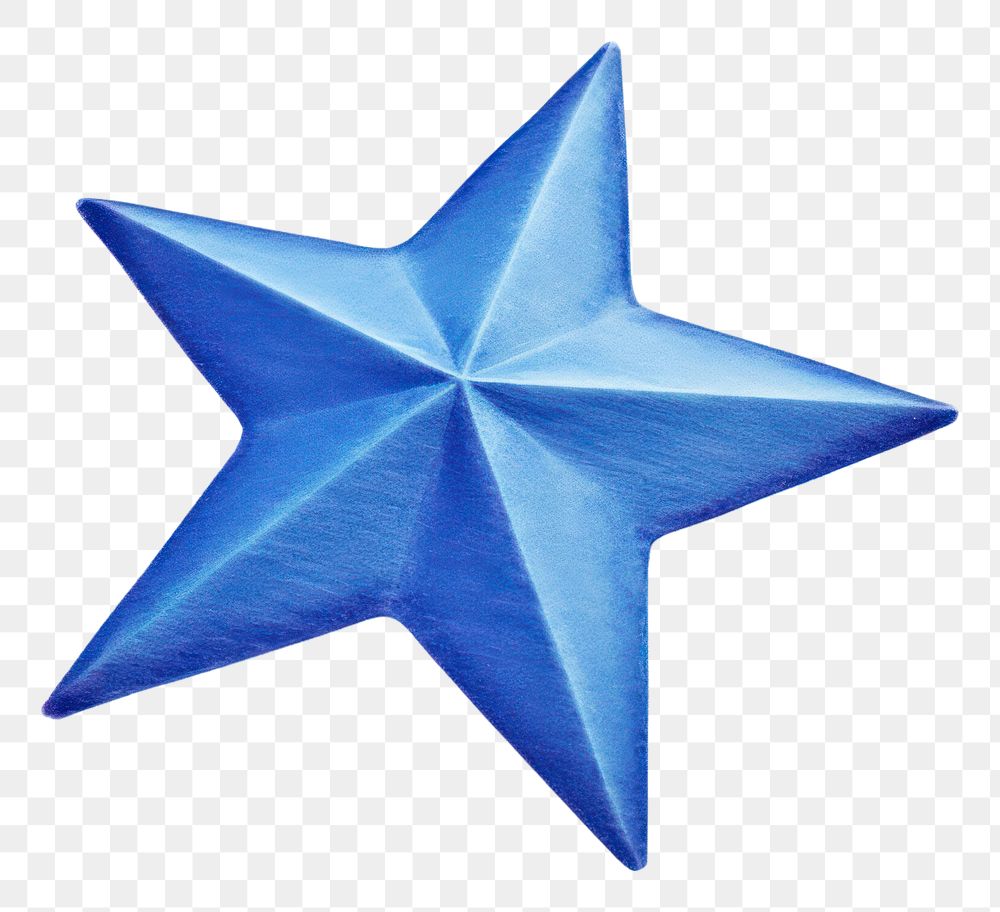 PNG  Drawing star symbol paper blue.