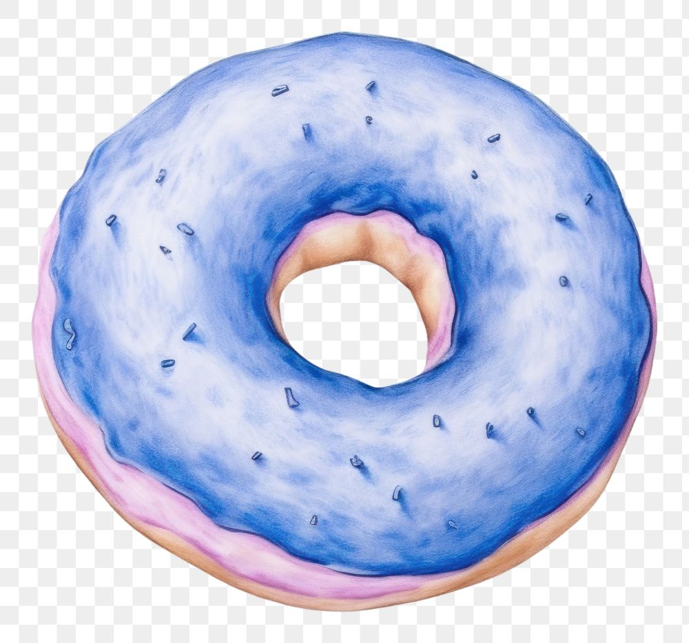 PNG  Drawing donut bagel food confectionery.