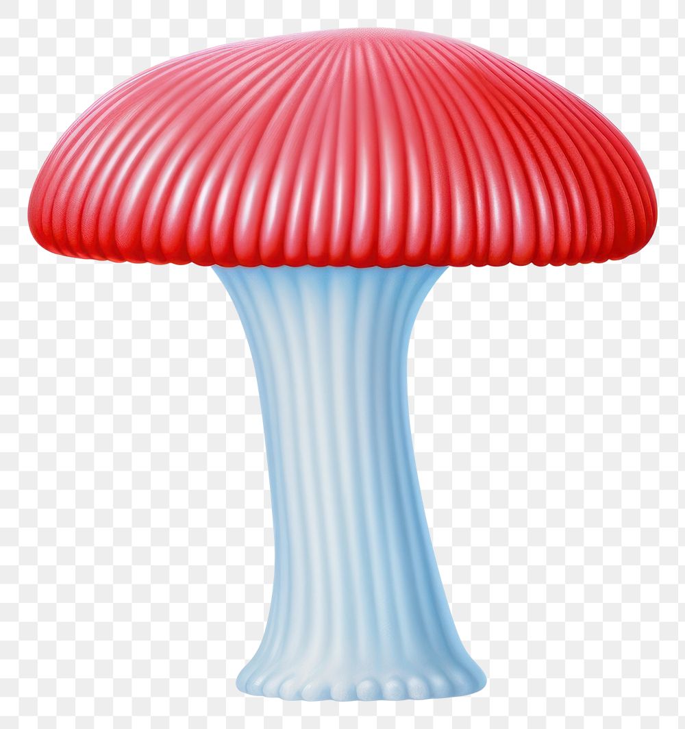 PNG  Surrealistic painting of mushroom fungus agaric plant