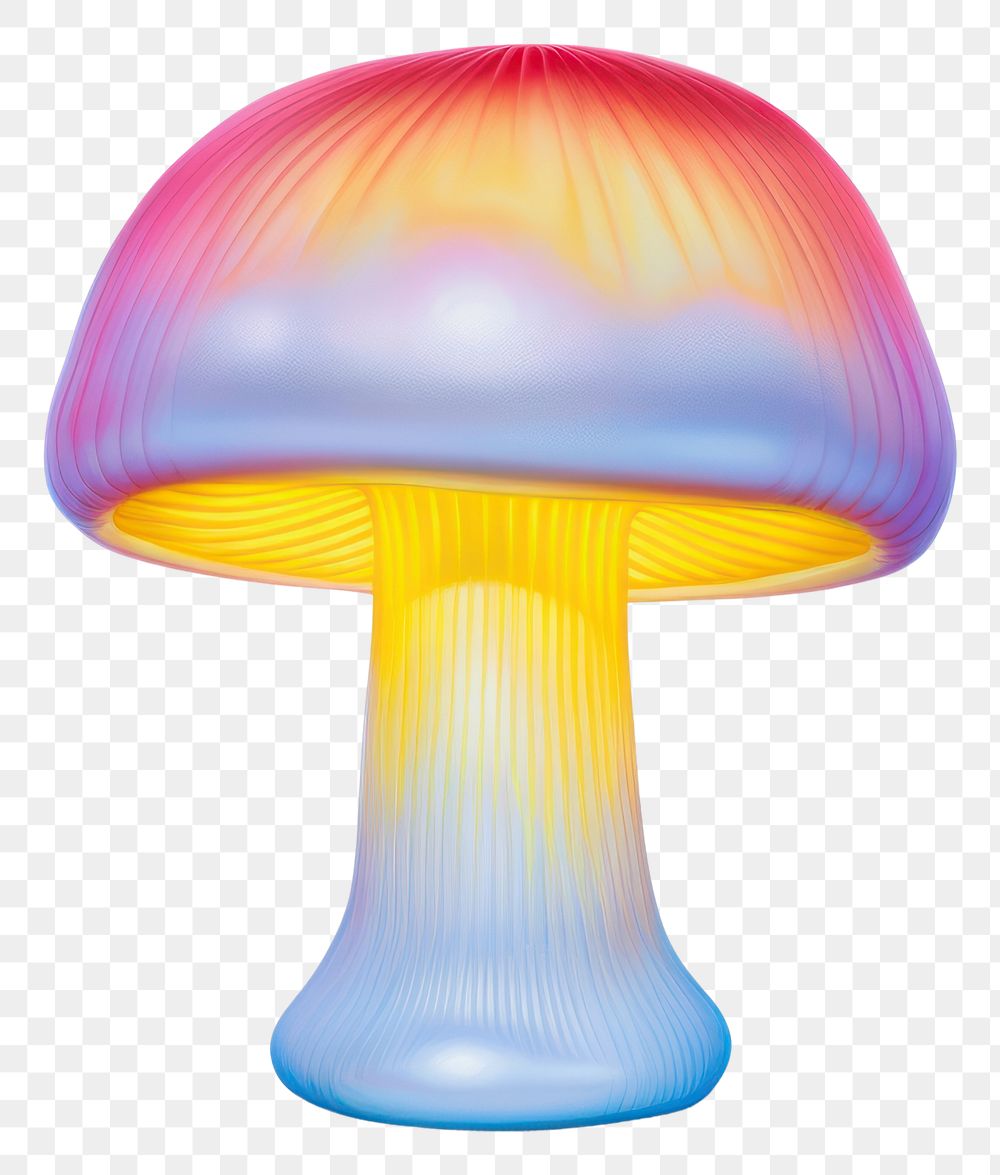 PNG Surrealistic painting of mushroom fungus lamp 