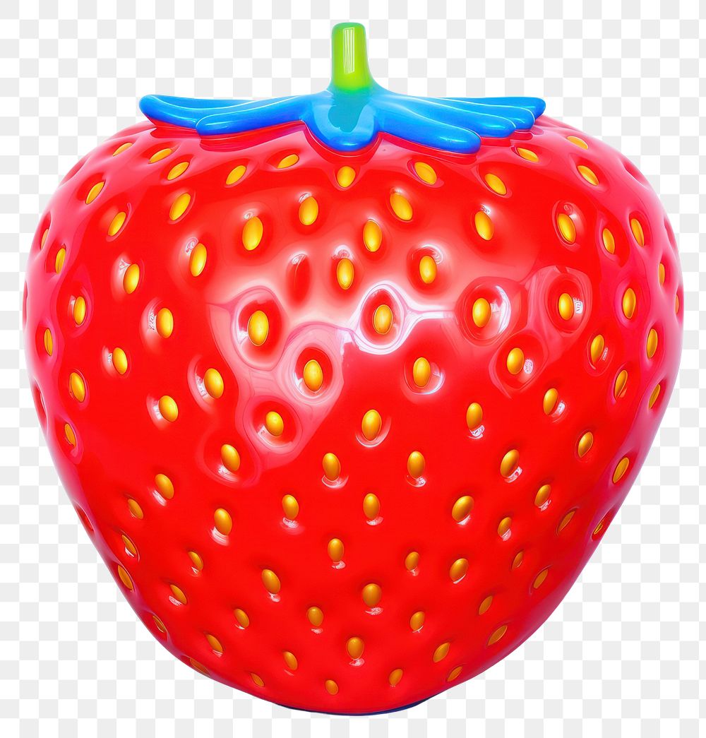 PNG  Surrealistic painting of strawberry fruit plant food.