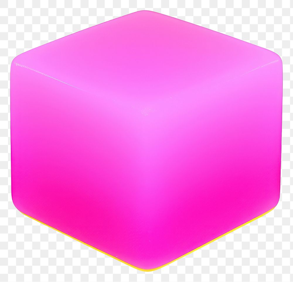 PNG  Surrealistic painting of pink neon tofu white background simplicity rectangle.