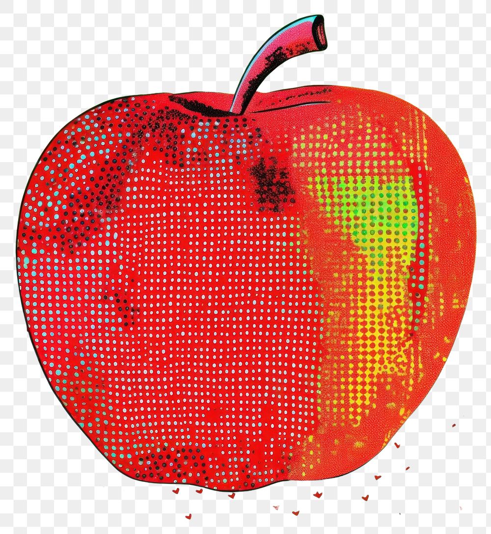 PNG  Comic of apple fruit plant food.