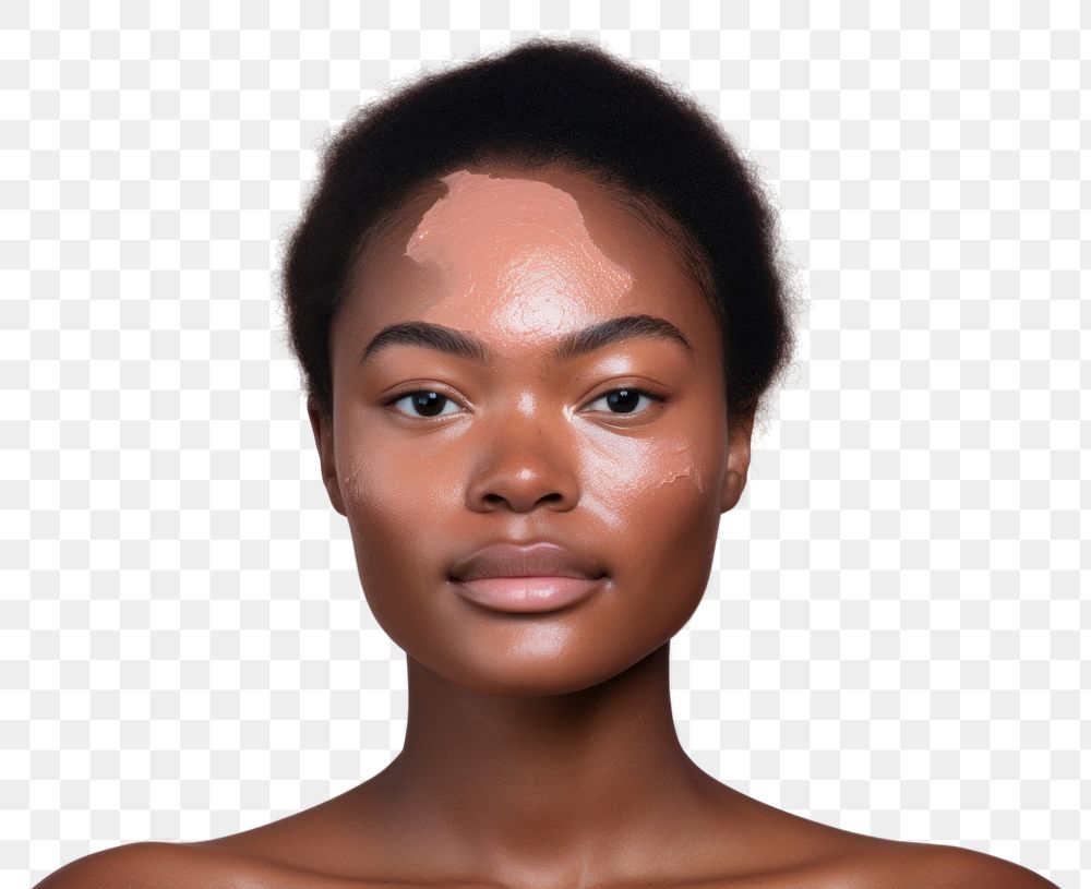 PNG Young beautiful african american woman in skincare and beauty routine portrait adult photography.