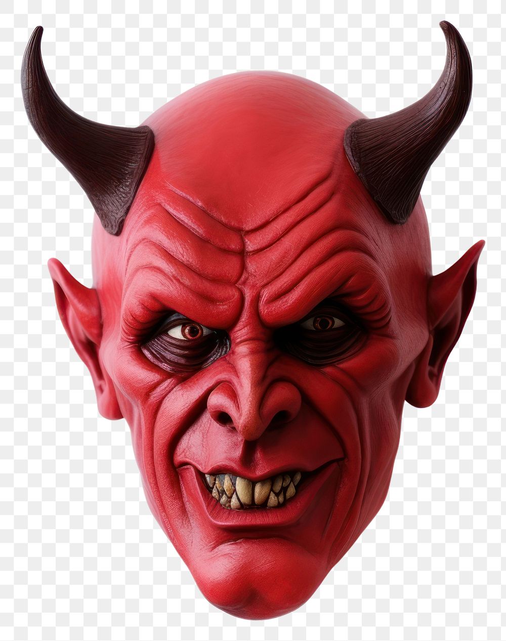 PNG  Devil representation portrait photo mask. AI generated Image by rawpixel.