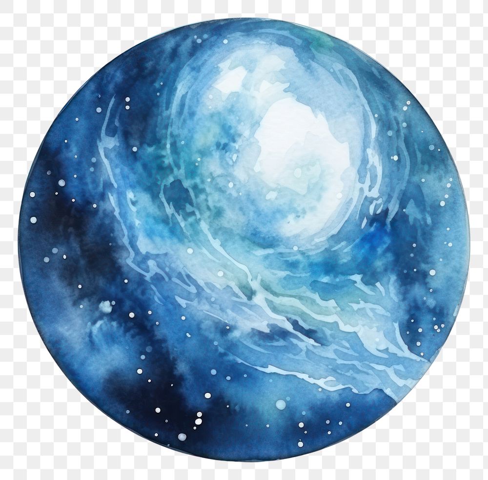 PNG  Earth in Watercolor style astronomy universe planet.