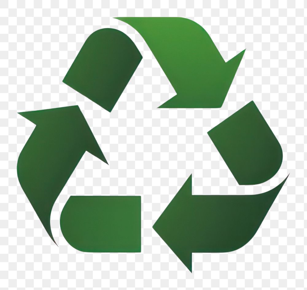 PNG Recycle icon symbol green logo.