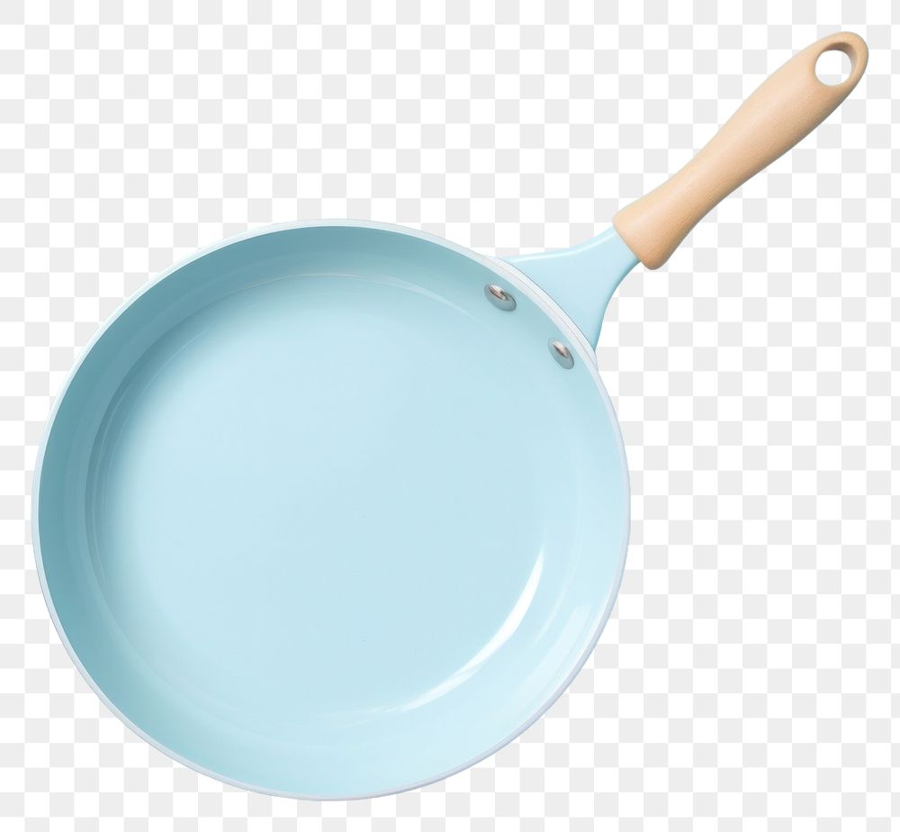 PNG A babyblue ceramic pan cookware simplicity tableware.