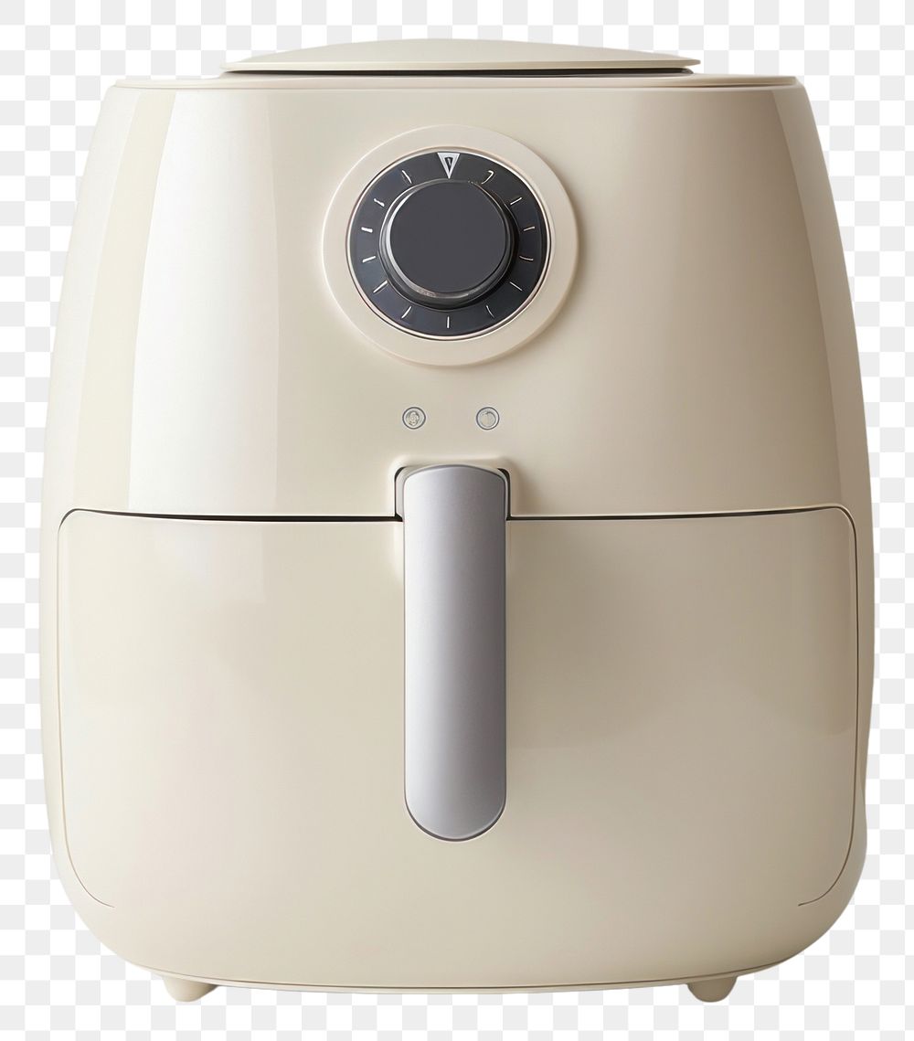 PNG A beige minimal air fryer technology appliance device.