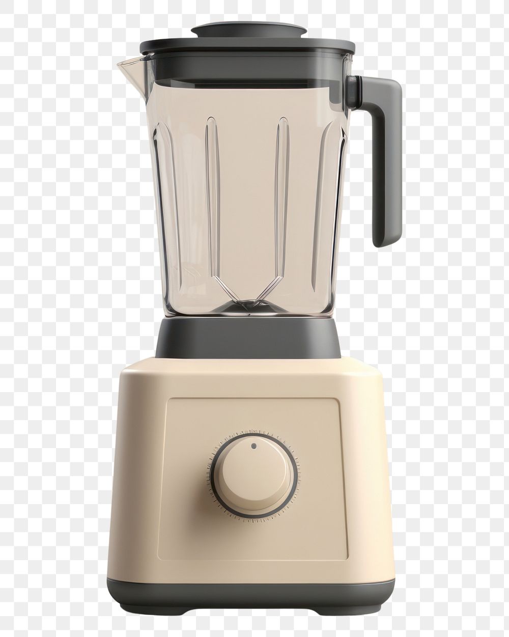 PNG A beige power blender appliance mixer small appliance.