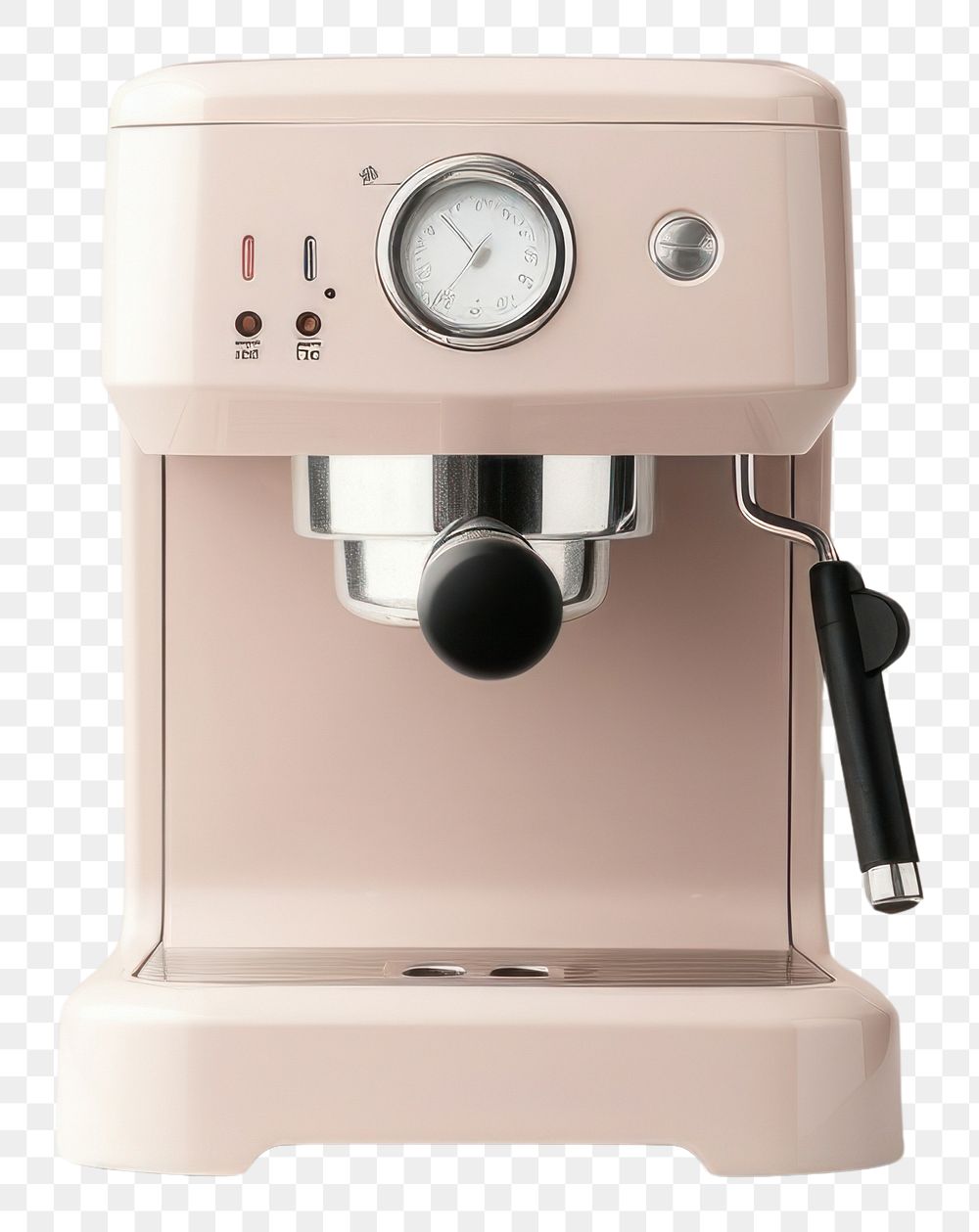 PNG A pink minimal beige coffee machine appliance mixer coffeemaker.
