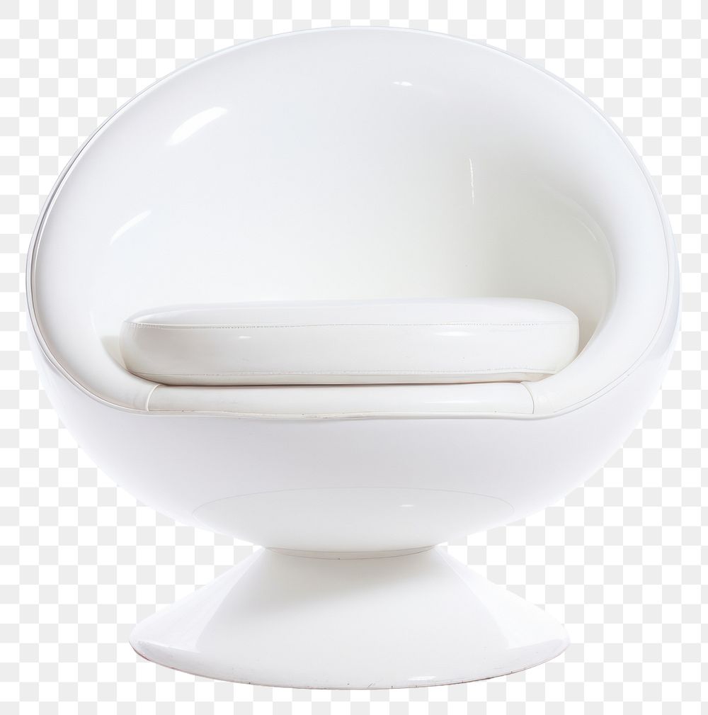 PNG Space age chair furniture porcelain toilet.